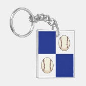 Porte-clés Drôle Modèle photo de baseball (Devant gauche)
