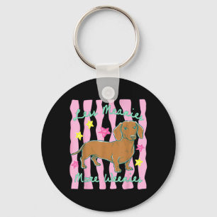 Porte-clés Drôle Moins de Méchants Plus de Saucisses Tie Dye