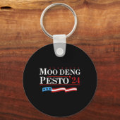 Porte-clés Drôle Moo Deng Pesto 24 Penguin Ba (Recto)