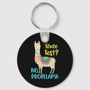 Porte-clés Drôle Motivational State Test Day pour les étudian