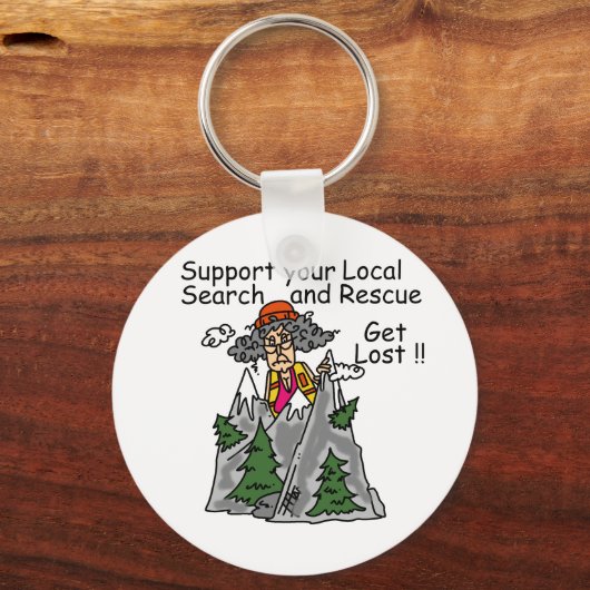 Porte-clés Drôle obtenez perdu (Recto)