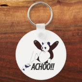 Porte-clés Drôle Panda éternuant (Recto)