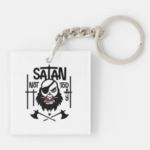 Porte-clés Drôle Pas Aujourd'Hui Satan - Détenu