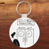 Porte-clés Drôle Poet Hospital Cartoon (Recto)
