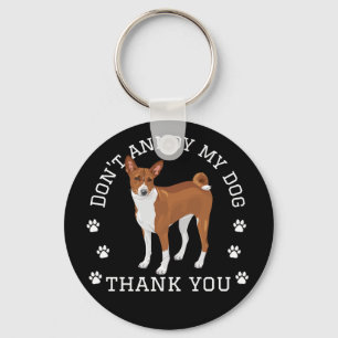 Porte-clés Drôle Porte - clés Basenji