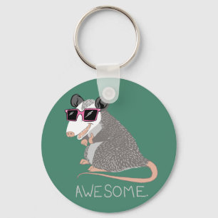 Porte-clés Drôle Possum génial