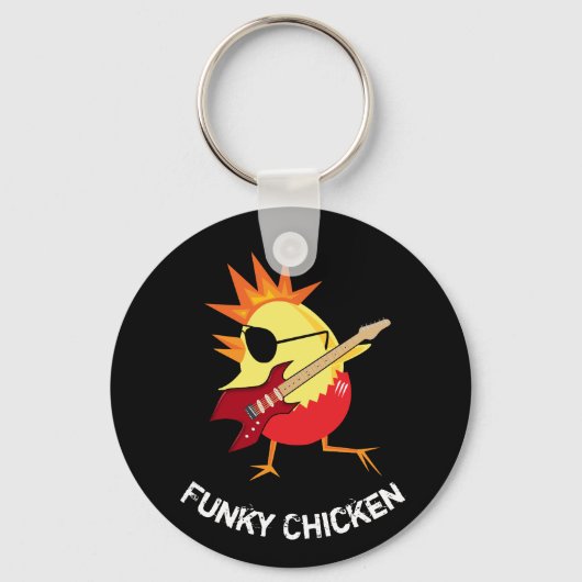 Porte-clés Drôle poulet (Recto)