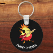 Porte-clés Drôle poulet (Recto)