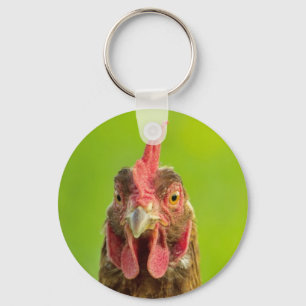 Porte-clés Drôle poulet - Porte - clé