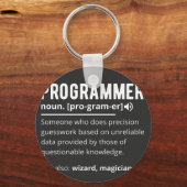 Porte-clés Drôle Programmer Code Développeur Définition (Recto)
