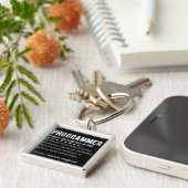 Porte-clés Drôle Programmer Code Développeur Définition (Côté)