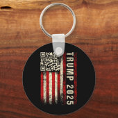 Porte-clés Drôle Qr Donald Trump Dancing 4745 Code Vidéo (Recto)