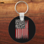 Porte-clés Drôle Qr Trump Danser Code 1 (Recto)