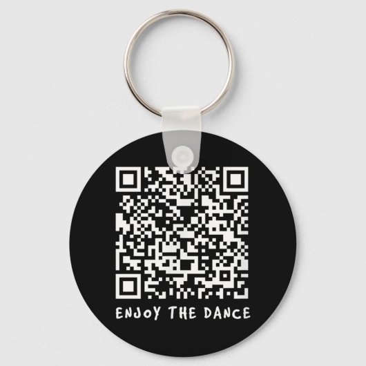 Porte-clés Drôle Qr Trump Danser Code interactif _1 (Recto)
