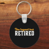 Porte-clés Drôle Retraité La Légende A Retraité (Recto)