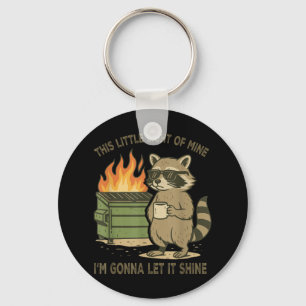 Porte-clés Drôle Rétro Cette Petite Lumière De Déversement De