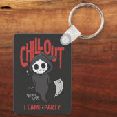 Porte-clés Drôle Sarcastique Grim Reaper Halloween Party (Verso)