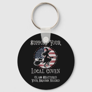 Porte-clés Drôle Supportez Votre Coven Local Kamala Nettoyage