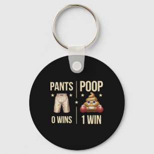 Porte-clés Drôle Toilette Humour Poop Pantalon de mème Pantal