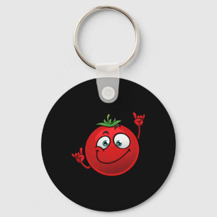 Porte-clés Drôle Tomate Designs Pour Hommes Femmes Danser Far