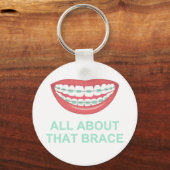 Porte-clés Drôle tout sur la brace Spoof (Recto)