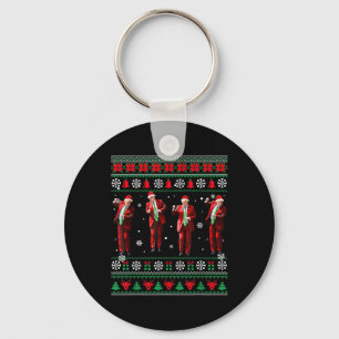 Porte-clés Drôle Trump Danse Santa Claus Noël Noël Noël Noël