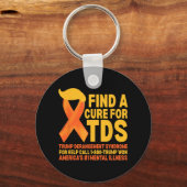 Porte-clés Drôle Trump - Syndrome De Dérangation Tds - Sensib (Recto)