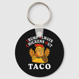 Porte-clés Drôle Trump Taco Trump Toujours Abandonne _13