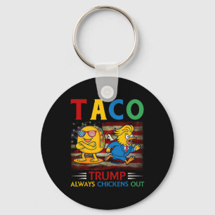 Porte-clés Drôle Trump Taco Trump Toujours Abandonne 30