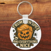 Porte-clés Drôle "Trumpkin Spice & Everything Nice" Halloween (Recto)