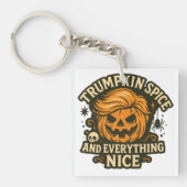Porte-clés Drôle "Trumpkin Spice & Everything Nice" Halloween (Devant)