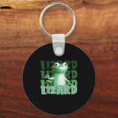 Porte-clés Drôle Weirdcore Animal Femmes Hommes Lizard Lizard (Recto)