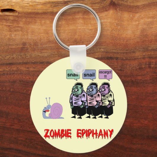Porte-clés Drôle zombie (Recto)
