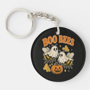 Porte-clés Drôles d'abeilles fantômes Halloween drôle d'abeil
