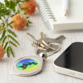 Porte-clés Drum New York Boogie Nights Rainbow (Côté )