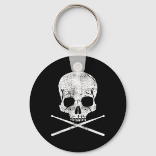 Porte-clés Drummer Métal Tambour Vintage Set Tambons Gi