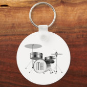 Porte-clés Drummer - Musicien (Recto)