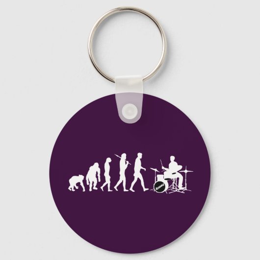 Porte-clés Drummer Rock Music et Drummer Jazz Dubstep (Recto)