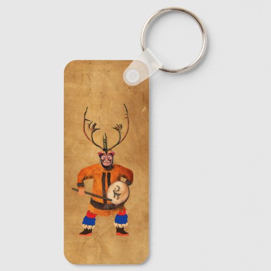 Porte-clés Drumming Shaman (Verso)