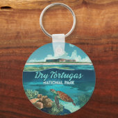 Porte-clés Dry Tortugas Parc National Floride Turtle (Recto)