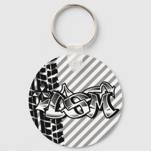 Porte-clés DSM Eclipse Talon 4g63 Black and White Keychain