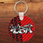 Porte-clés DSM Eclipse Talon 4g63 Porte - clé rouge (Recto)