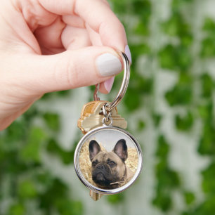 Porte-clés du bulldog français