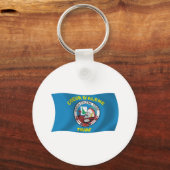 Porte-clés du drapeau de Coeur d'Alene (Recto)