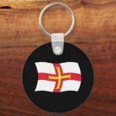 Porte-clés du drapeau de Guernesey (Recto)