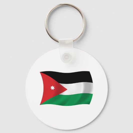 Porte-clés du drapeau de la Jordanie (Recto)