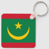 Porte-clés du drapeau de la Mauritanie (Dos)