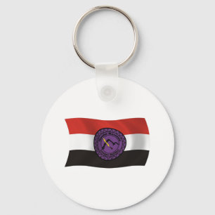 Porte-clés du drapeau de la nation Lenape de Thund