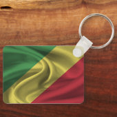 Porte-clés du drapeau de la République du Congo (Recto)