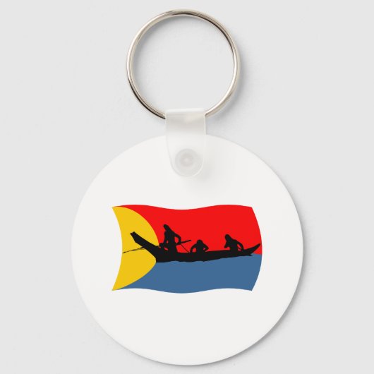 Porte-clés du drapeau de la tribu Clatsop (Recto)